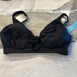 Birdsong Black Onxy size 34DDD bikini top nwt underwire